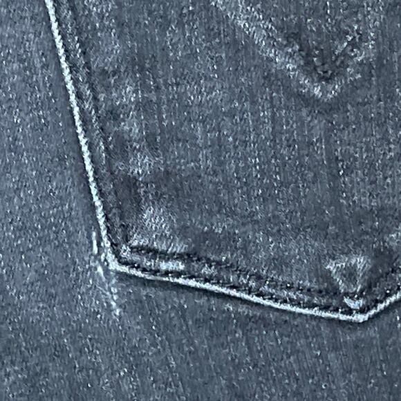 Hudson Barbara High Waist Super Skinny Blue Black Two Tone Jeans Size 25 - Picture 8 of 12